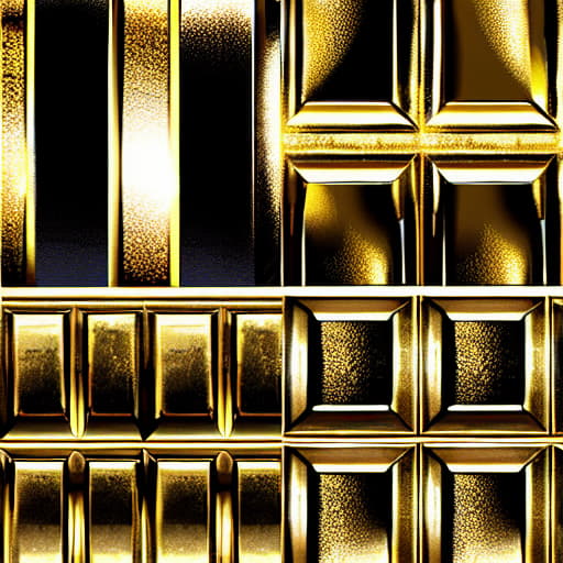  Gold and black background
