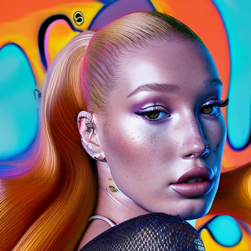 portrait+ style Iggy Azalea queer face