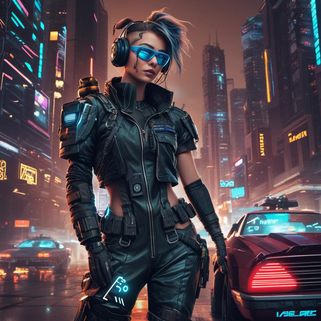  , cyberpunk style