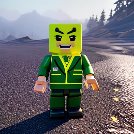 redshift style Roblox character hyperrealistic, full body, detailed clothing, highly detailed, cinematic lighting, stunningly beautiful, intricate, sharp focus, f/1. 8, 85mm, (centered image composition), (professionally color graded), ((bright soft diffused light)), volumetric fog, trending on instagram, trending on tumblr, HDR 4K, 8K