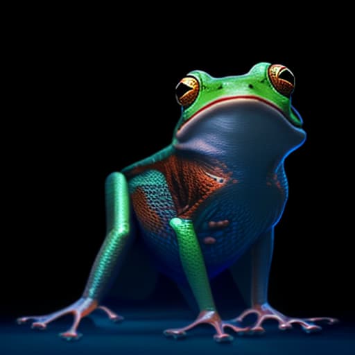 mdjrny-v4 style (a frog wearing blue jean), full body, ghibli style, anime, vibrant colors, hdr, enhance, ((plain black background)), masterpiece, highly detailed, 4k, hq, separate colors, bright colors