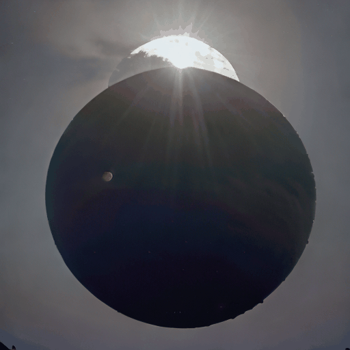 do the 2045 solar eclipse in Redding California Timelapse video the Moon covering the sun 4m, 25s of totality