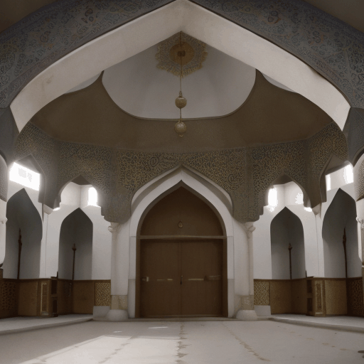 create a Vedio about alhussain mosque