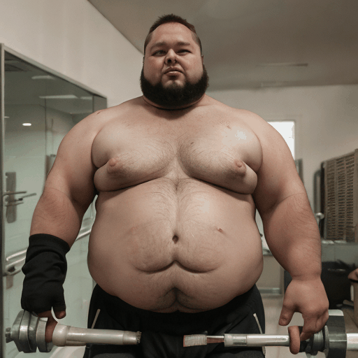 turn a fat man into a muscular man