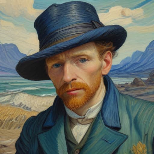 (logo instagram ), oil painting, highly detailed, 4k, high quality, by Vincent Van Gogh