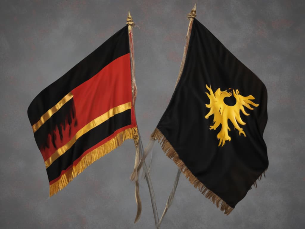 flag:((black:war),(red:blood),(golden:frieden))