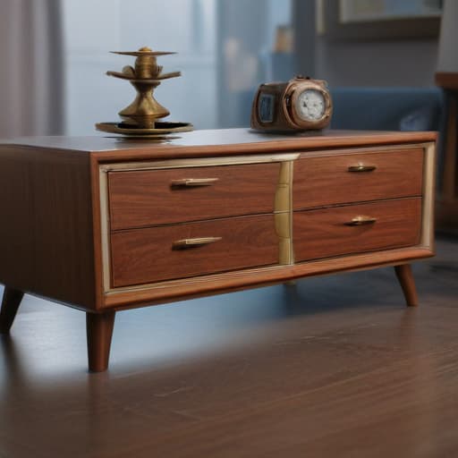 Generate a picture of what furniture and material can be made of hyperrealistic, full body, detailed clothing, highly detailed, cinematic lighting, stunningly beautiful, intricate, sharp focus, f/1. 8, 85mm, (centered image composition), (professionally color graded), ((bright soft diffused light)), volumetric fog, trending on instagram, trending on tumblr, HDR 4K, 8K