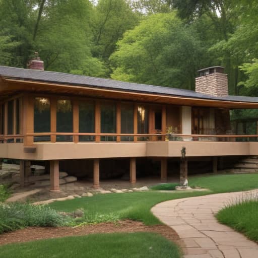 Frank Lloyd wright cottage