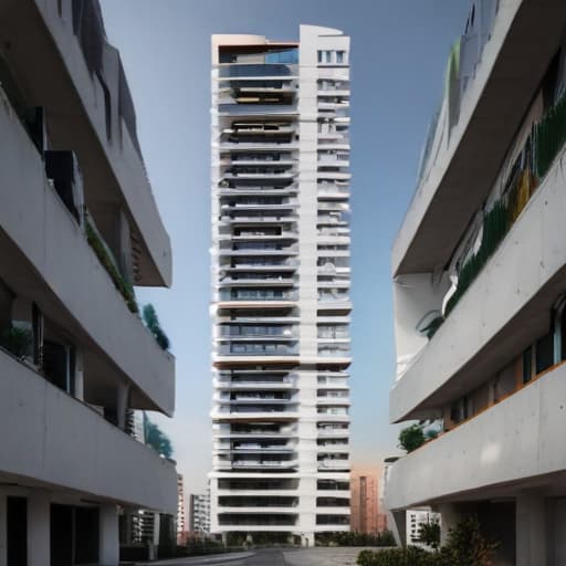 12-storey residential building architecture