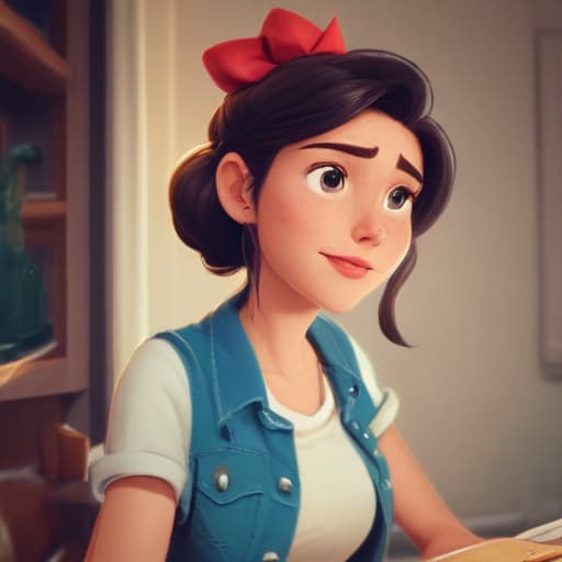 illustration, (you can do it), Disney animation style, 2D