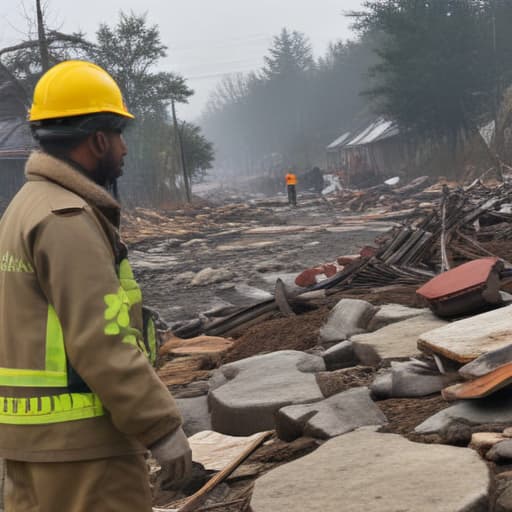 investigation in disaster area