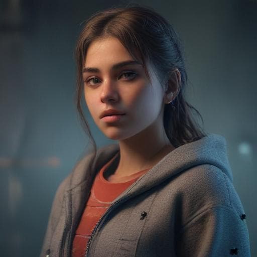  young girl hyperrealistic, full body, detailed clothing, highly detailed, cinematic lighting, stunningly beautiful, intricate, sharp focus, f/1. 8, 85mm, (centered image composition), (professionally color graded), ((bright soft diffused light)), volumetric fog, trending on instagram, trending on tumblr, HDR 4K, 8K