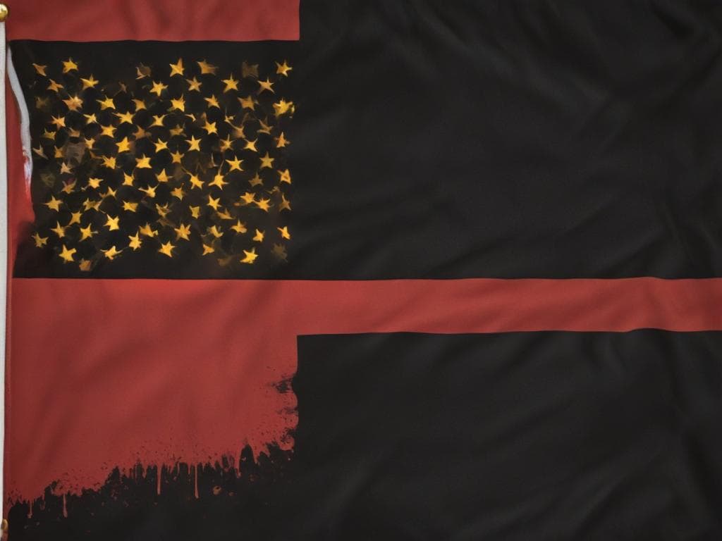 flag:((black:country),(red:blood),(golden:victory))