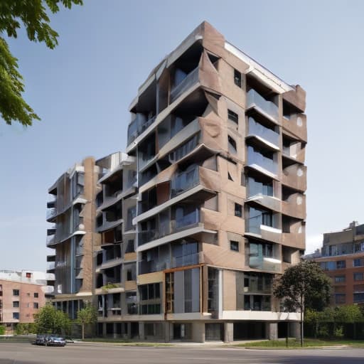 12-storey residential building architecture