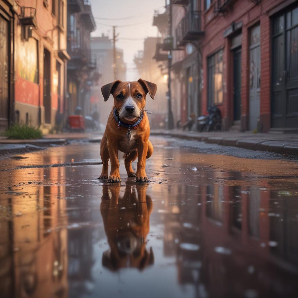 ((masterpiece)),(((best quality))), 8k, high detailed, ultra detailed, (fire hydrant cleaning schedule example), (urban setting), (graffiti on surrounding buildings), (sunset lighting), (reflective puddles on the ground), a dog playing nearby, (people taking photos), dynamic shadows hyperrealistic, full body, detailed clothing, highly detailed, cinematic lighting, stunningly beautiful, intricate, sharp focus, f/1. 8, 85mm, (centered image composition), (professionally color graded), ((bright soft diffused light)), volumetric fog, trending on instagram, trending on tumblr, HDR 4K, 8K