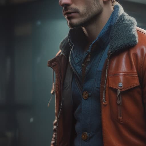 supp le mec hyperrealistic, full body, detailed clothing, highly detailed, cinematic lighting, stunningly beautiful, intricate, sharp focus, f/1. 8, 85mm, (centered image composition), (professionally color graded), ((bright soft diffused light)), volumetric fog, trending on instagram, trending on tumblr, HDR 4K, 8K