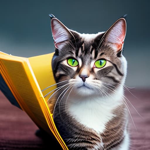 nvinkpunk Realistic image of a cat wearing headphones and reading glasses while riding a bus. hyperrealistic, full body, detailed clothing, highly detailed, cinematic lighting, stunningly beautiful, intricate, sharp focus, f/1. 8, 85mm, (centered image composition), (professionally color graded), ((bright soft diffused light)), volumetric fog, trending on instagram, trending on tumblr, HDR 4K, 8K