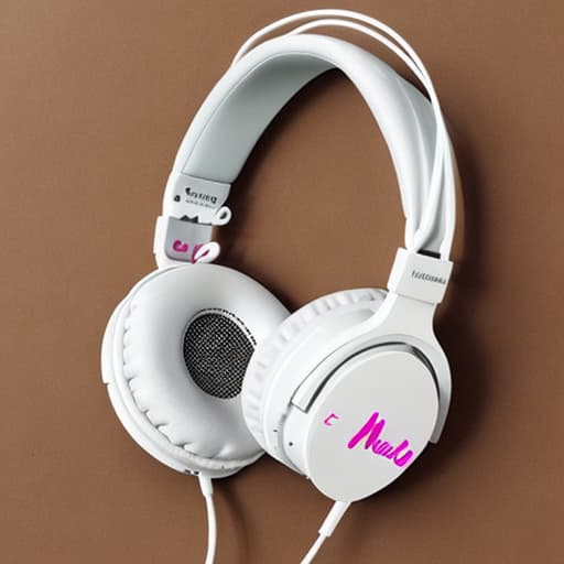  Headphones with “melodiq” written on top