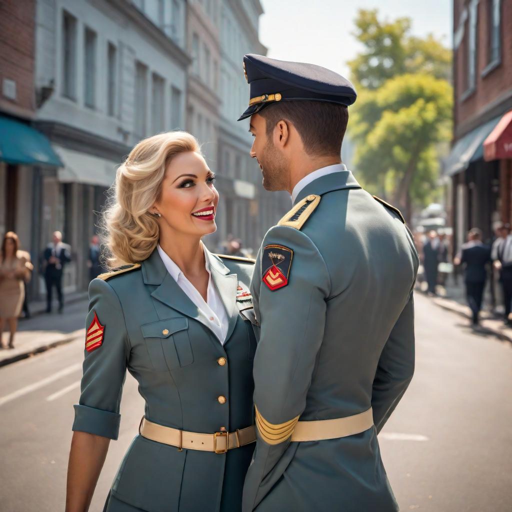  An ilration of a in a uniform getting a wedgie from a mischievous clmate in a and cartoonish style. The scene should capture the humor and light-hearted nature of the moment. hyperrealistic, full body, detailed clothing, highly detailed, cinematic lighting, stunningly beautiful, intricate, sharp focus, f/1. 8, 85mm, (centered image composition), (professionally color graded), ((bright soft diffused light)), volumetric fog, trending on instagram, trending on tumblr, HDR 4K, 8K