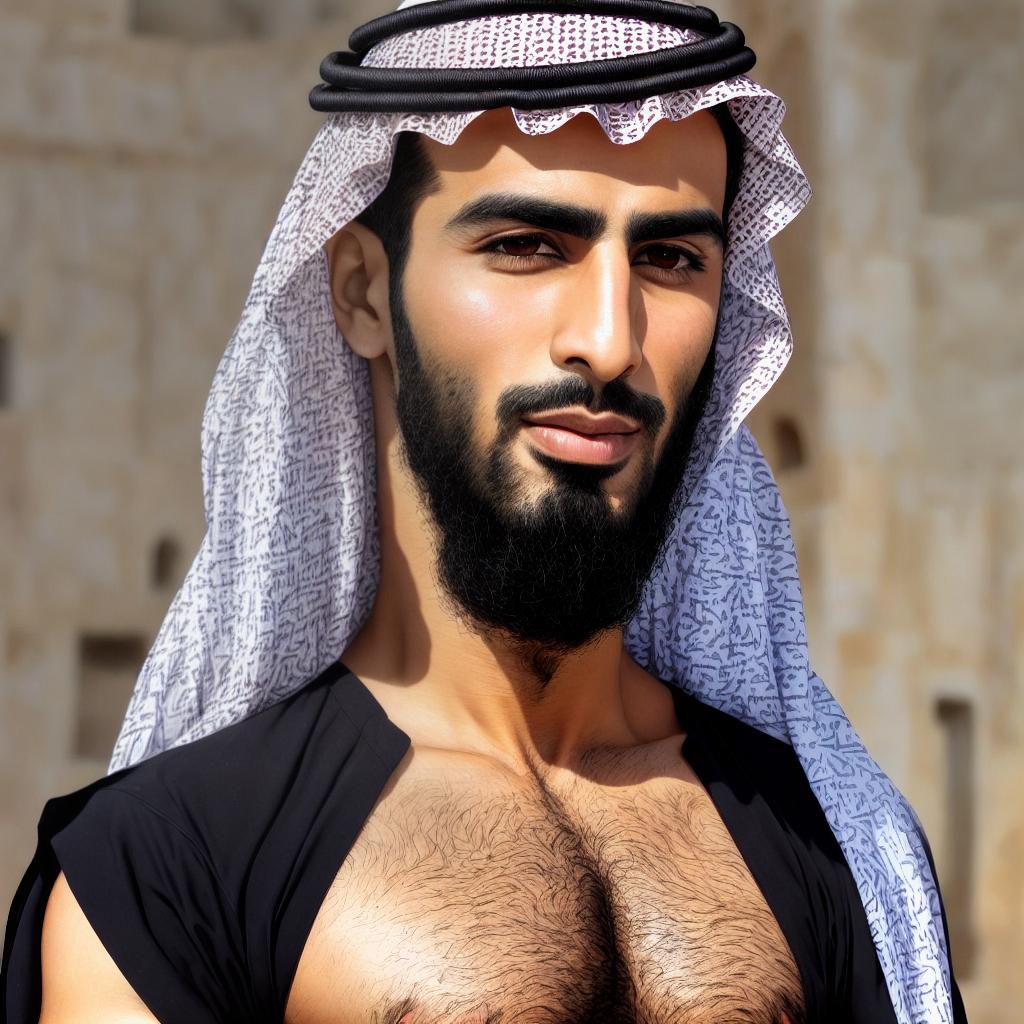  Handsome Arab man