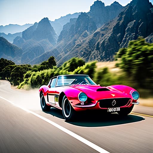 nvinkpunk Ferrari 250 GTO Drag Racing Apply the Following Styles Synthesis hyperrealistic, full body, detailed clothing, highly detailed, cinematic lighting, stunningly beautiful, intricate, sharp focus, f/1. 8, 85mm, (centered image composition), (professionally color graded), ((bright soft diffused light)), volumetric fog, trending on instagram, trending on tumblr, HDR 4K, 8K