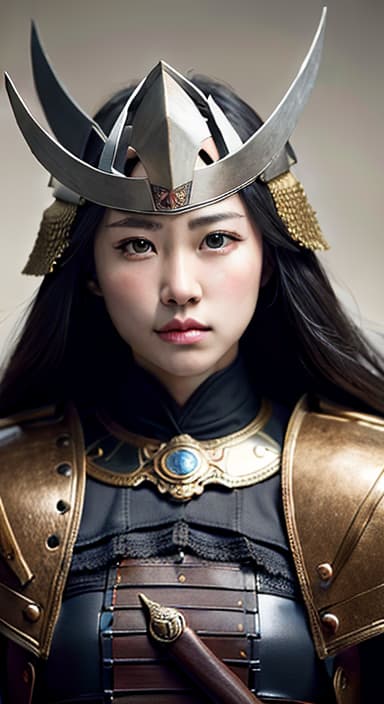  Women's warlord in the Warring States period, (Masterpiece, BestQuality:1.3), (ultra detailed:1.2), (hyperrealistic:1.3), (RAW photo:1.2),High detail RAW color photo, professional photograph, (Photorealistic:1.4), (realistic:1.4), ,professional lighting, (japanese), beautiful face, (realistic face)