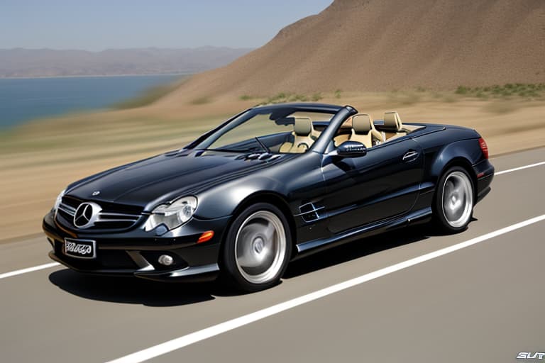  2007 mercedes sl550 rolling shot