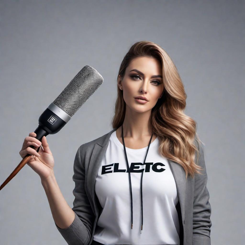  Create a logo featuring the words 'ELEC' and 'Simon' with a microphone and a drumstick. The word 'ELEC' should be bold and dynamic, with 'Simon' integrated stylishly below or beside it. Include a microphone and a drumstick in the design, ensuring they complement the text and add a musical theme to the logo. The overall feel should be modern, energetic, and creative. hyperrealistic, full body, detailed clothing, highly detailed, cinematic lighting, stunningly beautiful, intricate, sharp focus, f/1. 8, 85mm, (centered image composition), (professionally color graded), ((bright soft diffused light)), volumetric fog, trending on instagram, trending on tumblr, HDR 4K, 8K