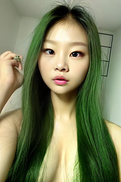  Jennie Kim beautiful green alien 32k, cinematic, hyperrealistic Beautiful face, realistic face, cute eyes and lips, full body, 