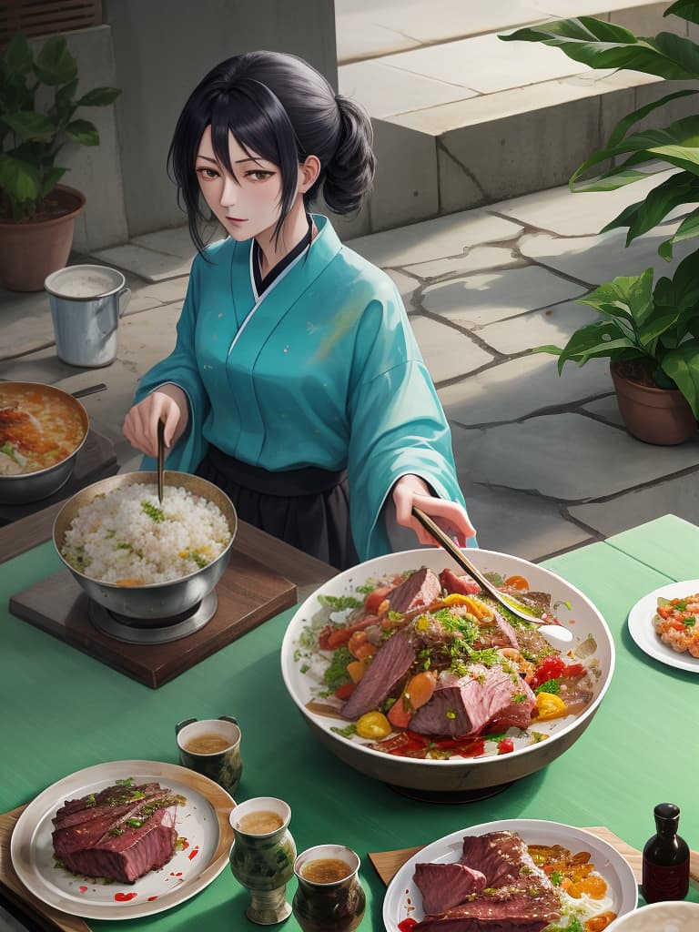  Kaoru dish, Kaoru meat, dish main, dish painting, masterpiece, best quality,8k,ultra detailed,high resolution,an extremely delicate and beautiful,hyper detail