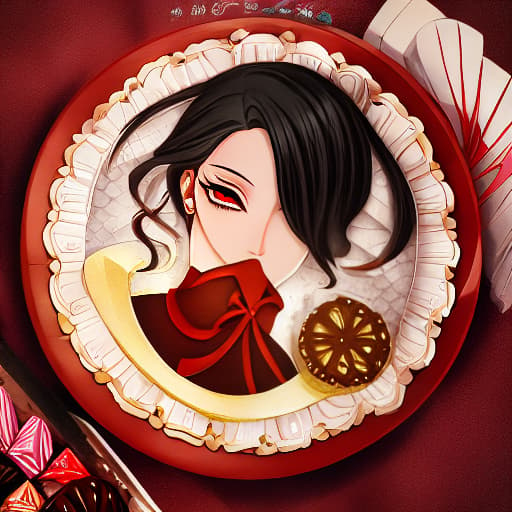  Sarada Uchiha eating a chocolate pie hyperrealistic, full body, detailed clothing, highly detailed, cinematic lighting, stunningly beautiful, intricate, sharp focus, f/1. 8, 85mm, (centered image composition), (professionally color graded), ((bright soft diffused light)), volumetric fog, trending on instagram, trending on tumblr, HDR 4K, 8K