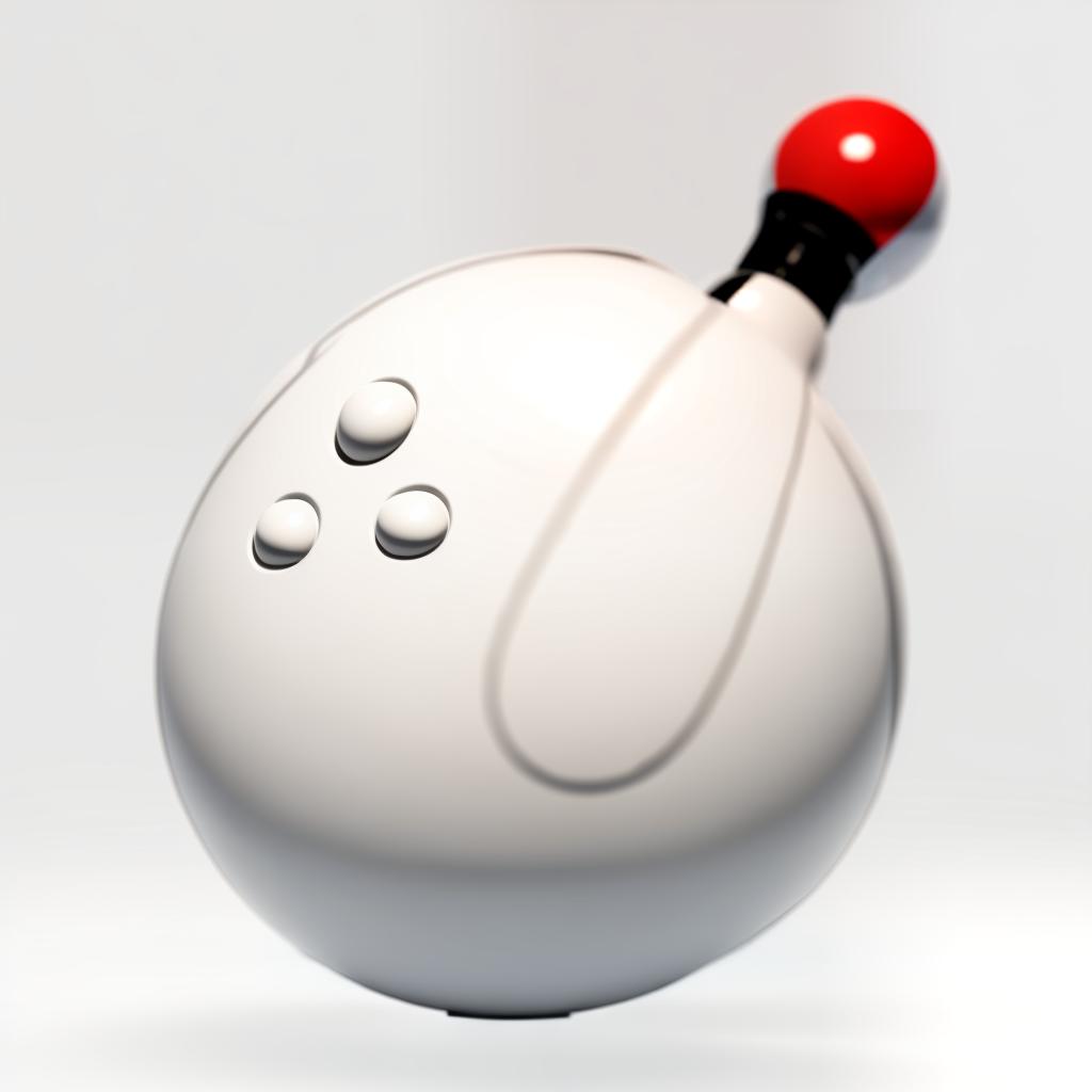  a icon design of a bowling ball, pin, 3d vector render, best quality, masterpiece