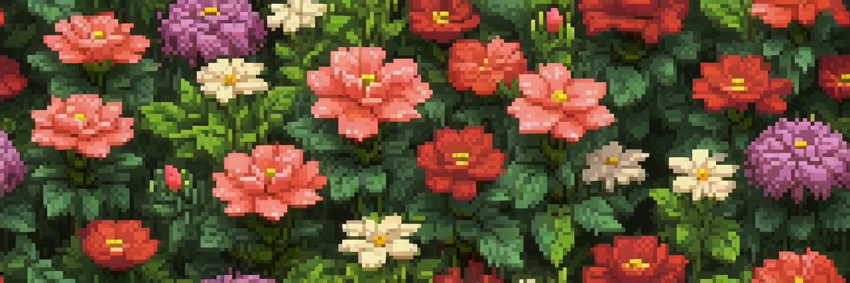  pixel art flowers . low res, blocky, pixel art style, 8 bit graphics hyperrealistic, full body, detailed clothing, highly detailed, cinematic lighting, stunningly beautiful, intricate, sharp focus, f/1. 8, 85mm, (centered image composition), (professionally color graded), ((bright soft diffused light)), volumetric fog, trending on instagram, trending on tumblr, HDR 4K, 8K