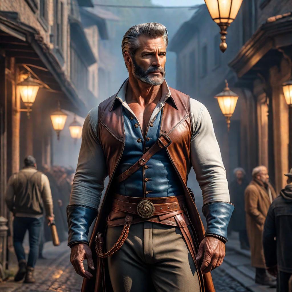  John Smith hyperrealistic, full body, detailed clothing, highly detailed, cinematic lighting, stunningly beautiful, intricate, sharp focus, f/1. 8, 85mm, (centered image composition), (professionally color graded), ((bright soft diffused light)), volumetric fog, trending on instagram, trending on tumblr, HDR 4K, 8K