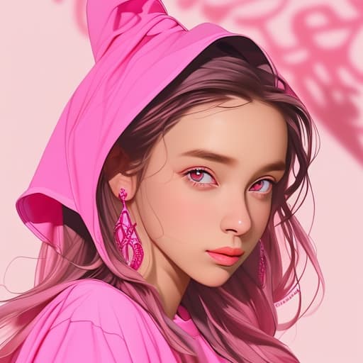  Make an image of TYLA in fuchsia pink