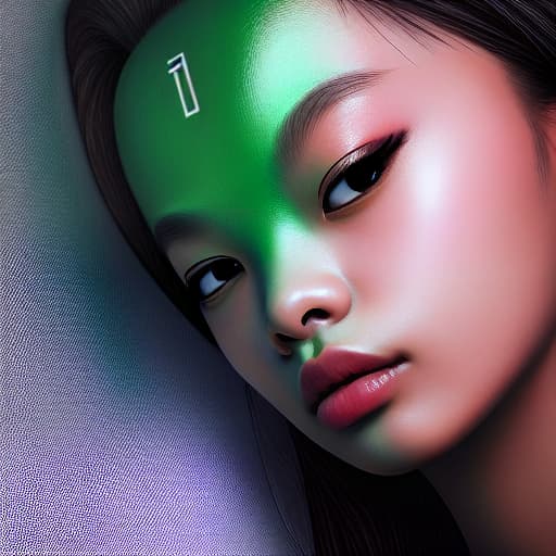  Jennie Kim beautiful green alien 16k, cinematic, hyperrealistic, photorealistic Beautiful , full body, , poses