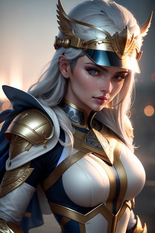  Detailed face close up of Athena with helmet posing in profile with penetrating and focused gaze hyperrealistic, full body, detailed clothing, highly detailed, cinematic lighting, stunningly beautiful, intricate, sharp focus, f/1. 8, 85mm, (centered image composition), (professionally color graded), ((bright soft diffused light)), volumetric fog, trending on instagram, trending on tumblr, HDR 4K, 8K