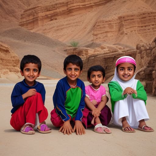  Omani kids