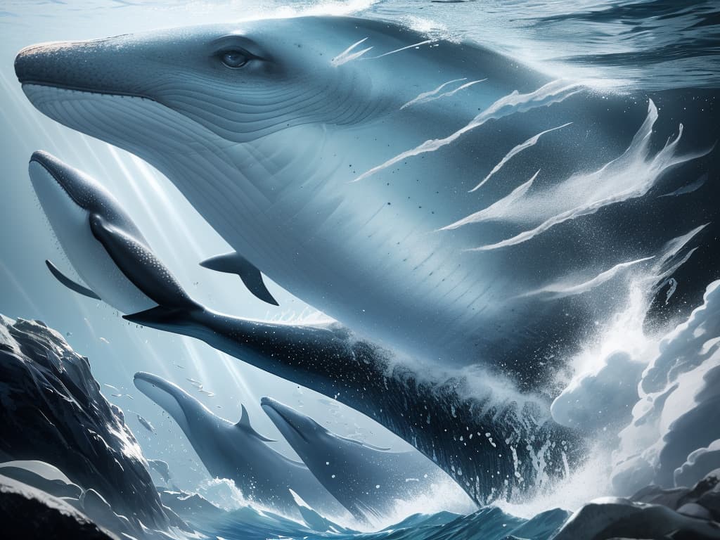  Whales (animals), deep sea, dark sea bottom, sea floor, realistic, real skin, masterpiece, best quality,8k,ultra detailed,high resolution,an extremely delicate and beautiful,hyper detail hyperrealistic, full body, detailed clothing, highly detailed, cinematic lighting, stunningly beautiful, intricate, sharp focus, f/1. 8, 85mm, (centered image composition), (professionally color graded), ((bright soft diffused light)), volumetric fog, trending on instagram, trending on tumblr, HDR 4K, 8K