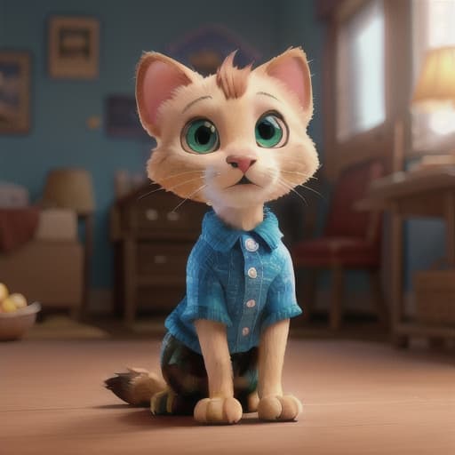  Disney style, pixar art style, Girl with a pearl ear ring, hyperrealistic, high quality, highly detailed, cinematic lighting, intricate, sharp focus, f/1. 8, 85mm, (centered image composition), (professionally color graded), ((bright soft diffused light)), volumetric fog, trending on instagram, HDR 4K, 8K