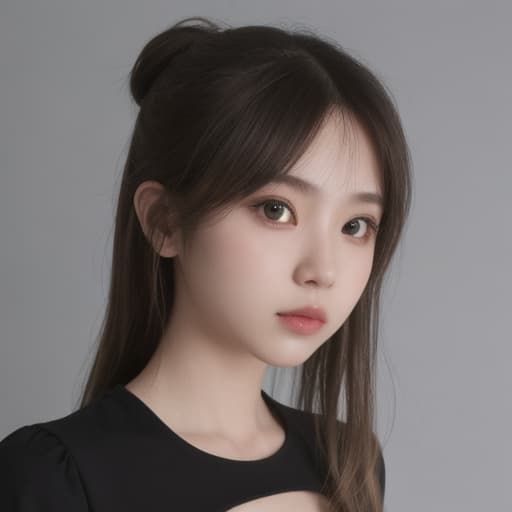  girl, best quality, solo, headshot, simple background