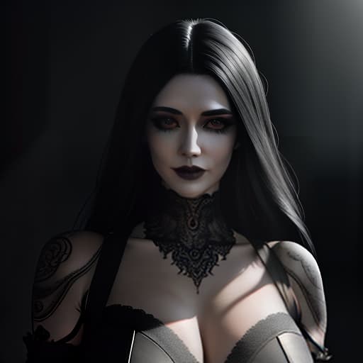  A goth girl, Photorealistic, Hyperrealistic, Hyperdetailed, analog style, demure, detailed skin, pores, smirk, smiling eyes, matte skin, soft lighting, subsurface scattering, realistic, heavy shadow, masterpiece, best quality, ultra realistic, 8k, golden ratio, Intricate, High Detail, film photography, soft focus hyperrealistic, full body, detailed clothing, highly detailed, cinematic lighting, stunningly beautiful, intricate, sharp focus, f/1. 8, 85mm, (centered image composition), (professionally color graded), ((bright soft diffused light)), volumetric fog, trending on instagram, trending on tumblr, HDR 4K, 8K