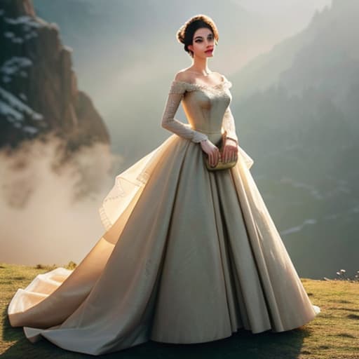  Vintage Vogue hyperrealistic, full body, detailed clothing, highly detailed, cinematic lighting, stunningly beautiful, intricate, sharp focus, f/1. 8, 85mm, (centered image composition), (professionally color graded), ((bright soft diffused light)), volumetric fog, trending on instagram, trending on tumblr, HDR 4K, 8K