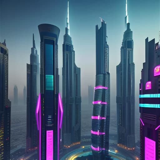  Cyberpunk Dubai