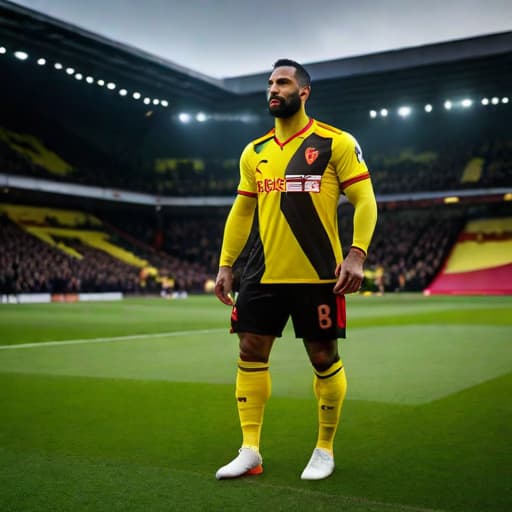  Watford FC Initiates Unique Equity Sale to Engage Fans and Investors hyperrealistic, full body, detailed clothing, highly detailed, cinematic lighting, stunningly beautiful, intricate, sharp focus, f/1. 8, 85mm, (centered image composition), (professionally color graded), ((bright soft diffused light)), volumetric fog, trending on instagram, trending on tumblr, HDR 4K, 8K