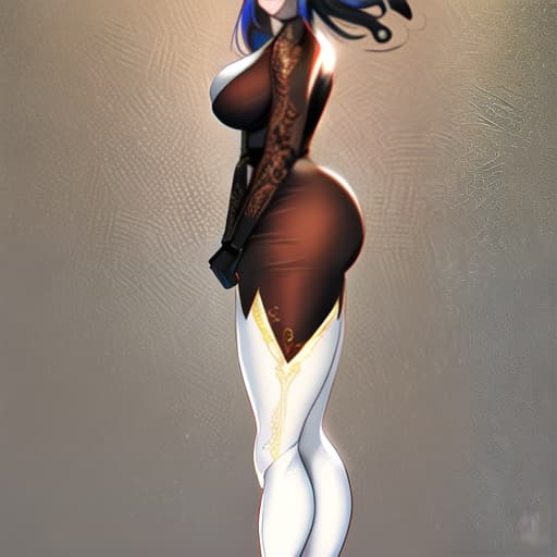  woman with huge butt. hyperrealistic, full body, detailed clothing, highly detailed, cinematic lighting, stunningly beautiful, intricate, sharp focus, f/1. 8, 85mm, (centered image composition), (professionally color graded), ((bright soft diffused light)), volumetric fog, trending on instagram, trending on tumblr, HDR 4K, 8K