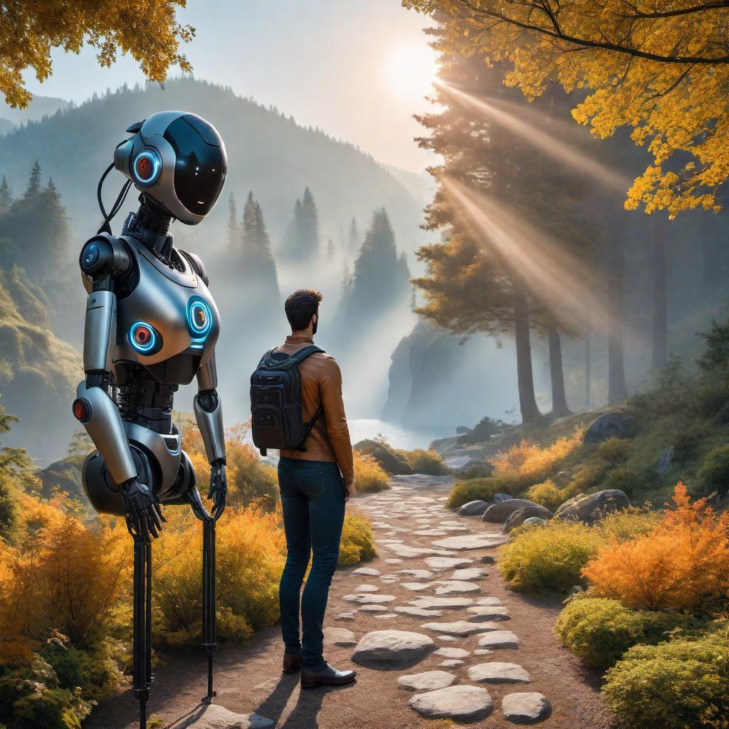  A friendly AI assistant apologizing for not being able to assist with personal or private images and offering to help with other questions or topics. The setting is a bright, welcoming, and technology-themed environment with a digital assistant character appearing friendly and helpful. hyperrealistic, full body, detailed clothing, highly detailed, cinematic lighting, stunningly beautiful, intricate, sharp focus, f/1. 8, 85mm, (centered image composition), (professionally color graded), ((bright soft diffused light)), volumetric fog, trending on instagram, trending on tumblr, HDR 4K, 8K