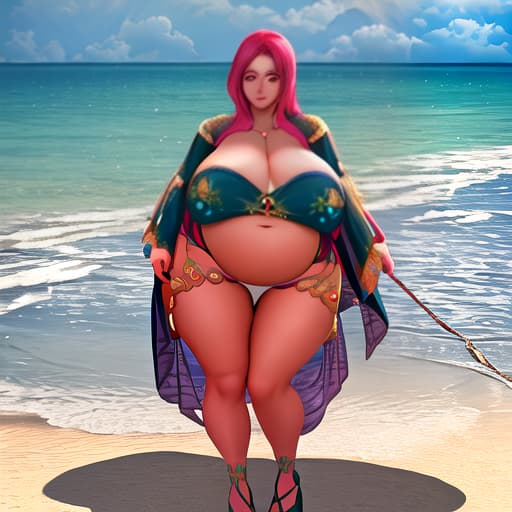  mujer embarazada en la playa con la barriga gigante hyperrealistic, full body, detailed clothing, highly detailed, cinematic lighting, stunningly beautiful, intricate, sharp focus, f/1. 8, 85mm, (centered image composition), (professionally color graded), ((bright soft diffused light)), volumetric fog, trending on instagram, trending on tumblr, HDR 4K, 8K