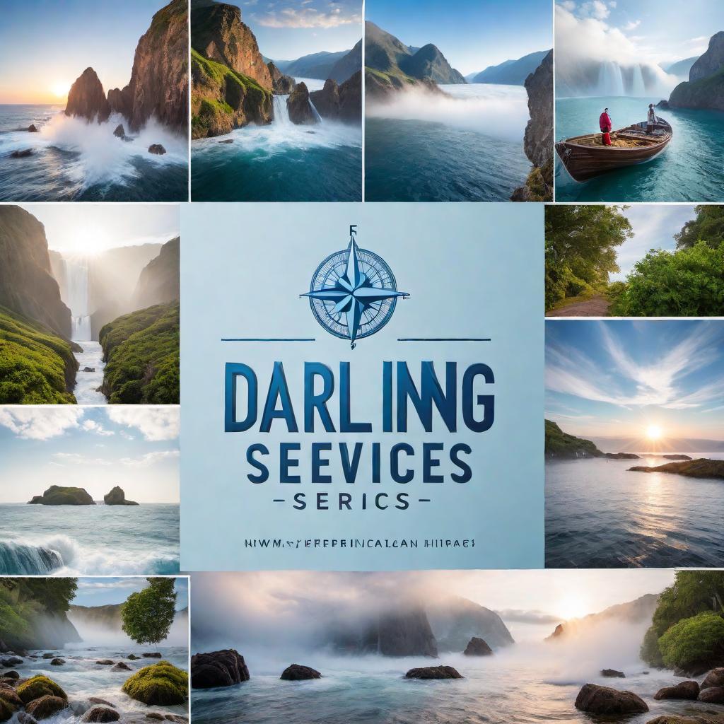  Create a logo for Darling Counseling Services, LLC. The logo should convey a sense of professionalism, trust, and support. It can include elements like a heart, a compass, and the initials 'DCS'. Use a color scheme of blue and white to represent calmness and clarity. hyperrealistic, full body, detailed clothing, highly detailed, cinematic lighting, stunningly beautiful, intricate, sharp focus, f/1. 8, 85mm, (centered image composition), (professionally color graded), ((bright soft diffused light)), volumetric fog, trending on instagram, trending on tumblr, HDR 4K, 8K