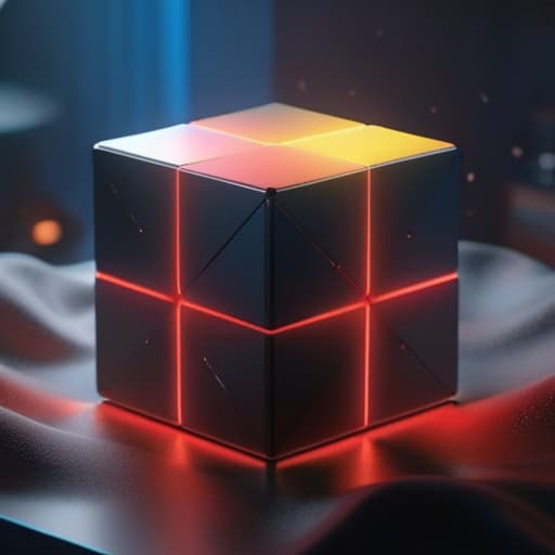  Cube,masterpiece,highquality,highres,8k, hyperrealistic, full body, detailed clothing, highly detailed, cinematic lighting, stunningly beautiful, intricate, sharp focus, f/1. 8, 85mm, (centered image composition), (professionally color graded), ((bright soft diffused light)), volumetric fog, trending on instagram, trending on tumblr, HDR 4K, 8K